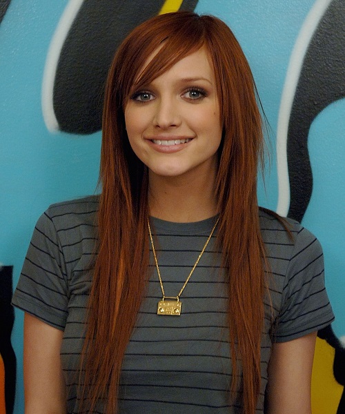 Ashlee Simpson Straight Hairstyles