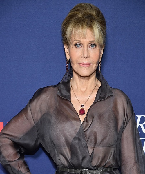 Jane Fonda French Twist Hairstyles