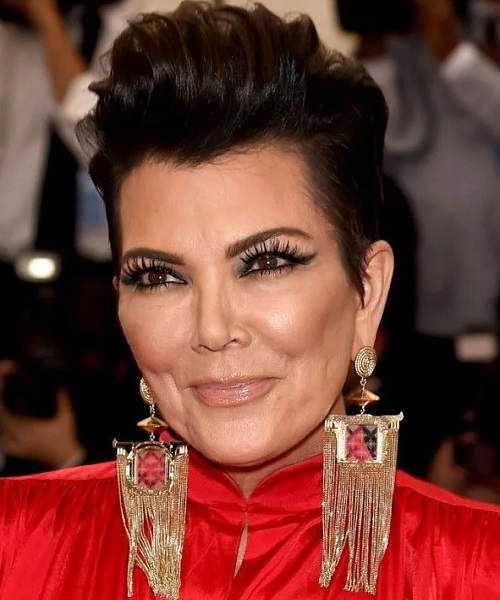 Kris Jenner Mini Pompadour Hairstyles