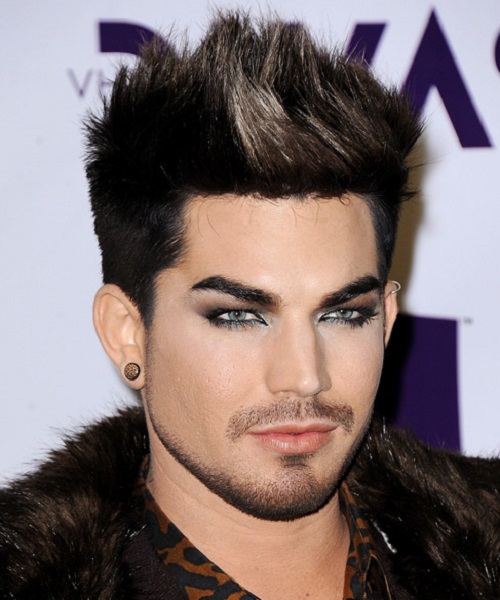 Adam Lambert Two-Tone Hairstyles