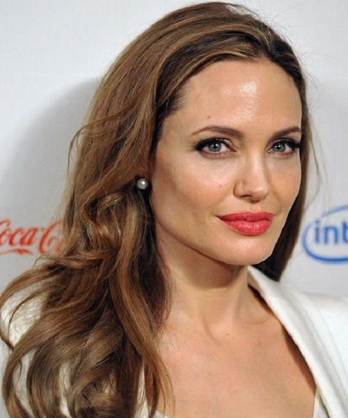 Angelina Jolie Caramel Hairstyles