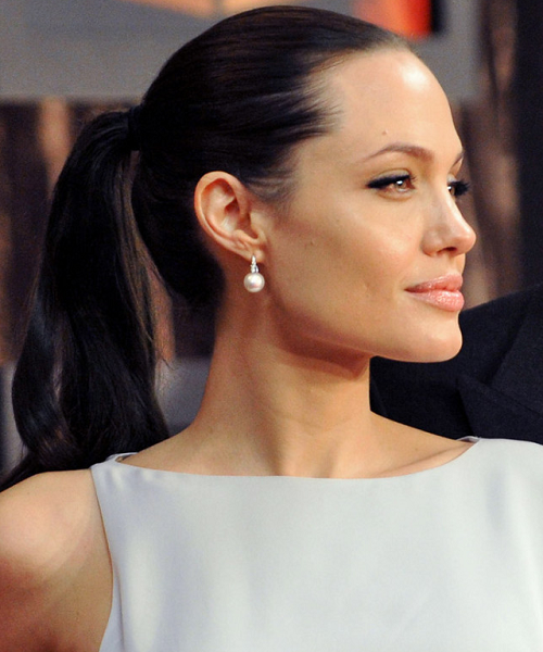 Angelina-Jolie-Ponytail-Hairstyles