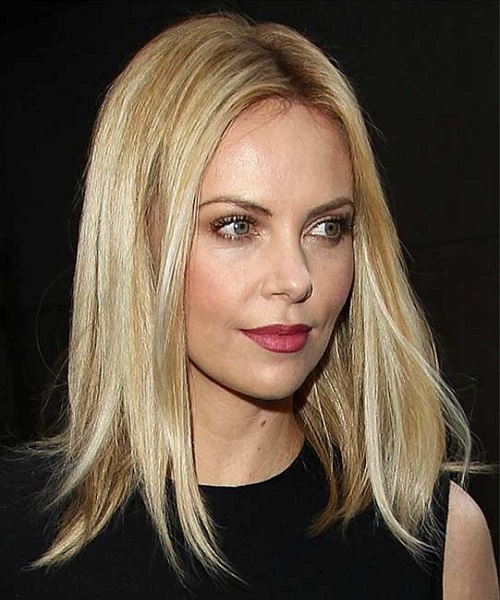 Charlize Theron Layered Blonde Hairstyles