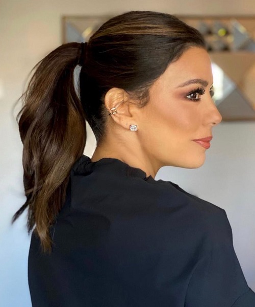 Eva Longoria Ponytail Hairstyles