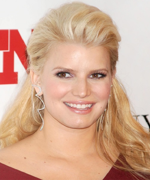 Jessica Simpson Half Up Hairstyles