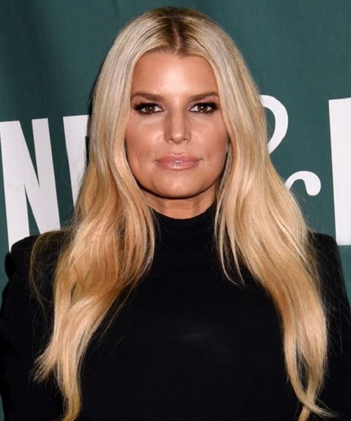 Jessica Simpson Long Straight Hairstyles