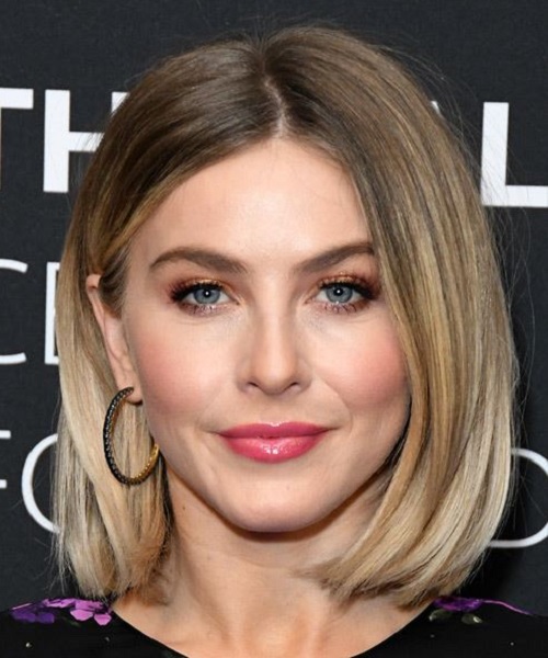 Julianne Hough Two-Tone Bob Hairstyles