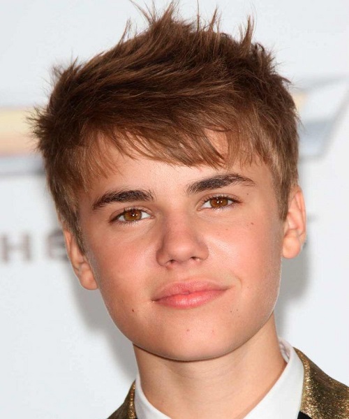 Justin Bieber Layered Bangs Hairstyles