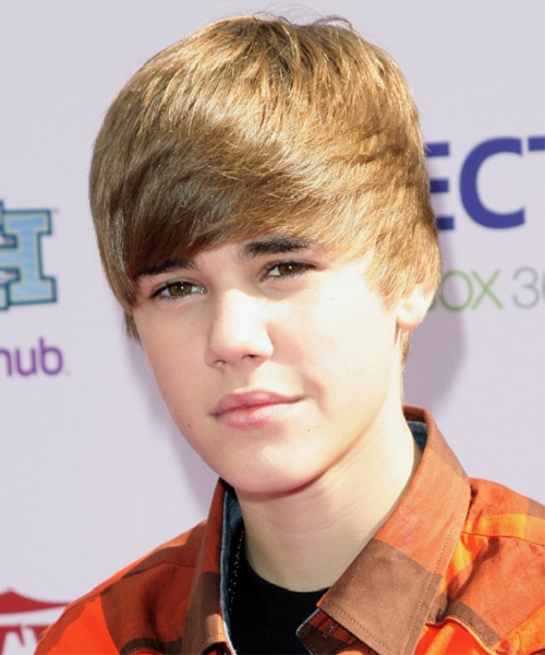 Justin Bieber Side Swept Bangs Hairstyles