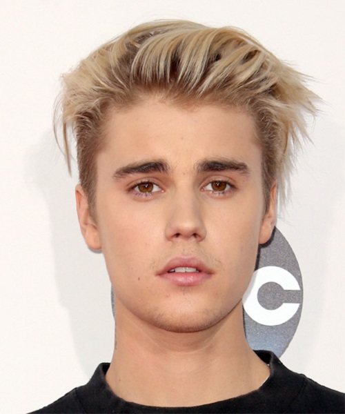 Justin Bieber Straight Light Hairstyles