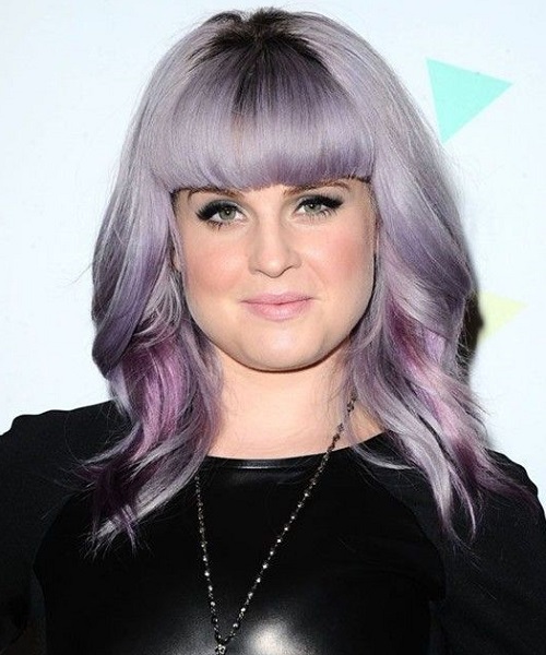 Kelly Osbourne Blunt Cut Bangs Hairstyles