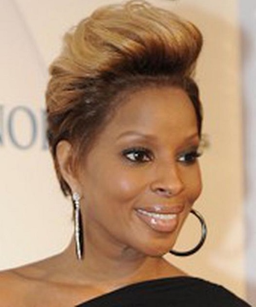 Mary J Blige Spiked Hair Hairstyles