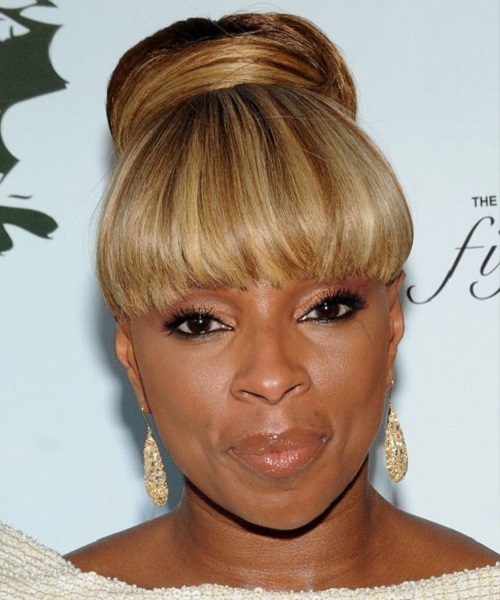 Mary J Blige Updo Hairstyles