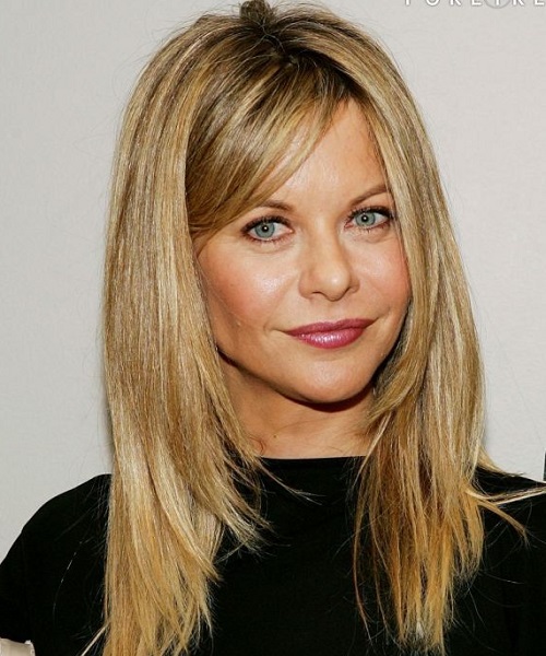 Meg Ryan Layered Bangs Hairstyles