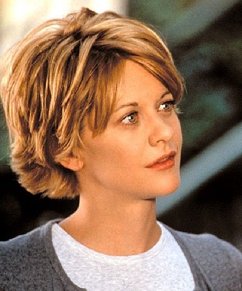 Meg Ryan Textured Short Hairstyles