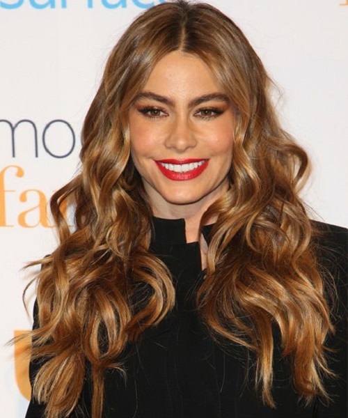 Sofia Vergara Auburn Hairstyles