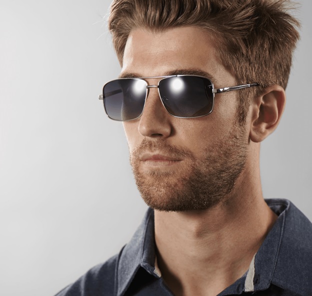 FEATURED PRODUCT Paul Riley Silver-Tone Smoke Polarized Sunglasses