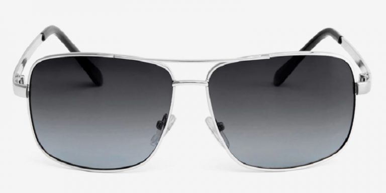 Paul Riley Silver-Tone Smoke Polarized Sunglasses by Trendhim