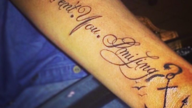 Why Aren’T You Smiling Tattoo?