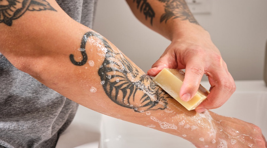 When Can I Stop Washing My Tattoo With Antibacterial Soap?