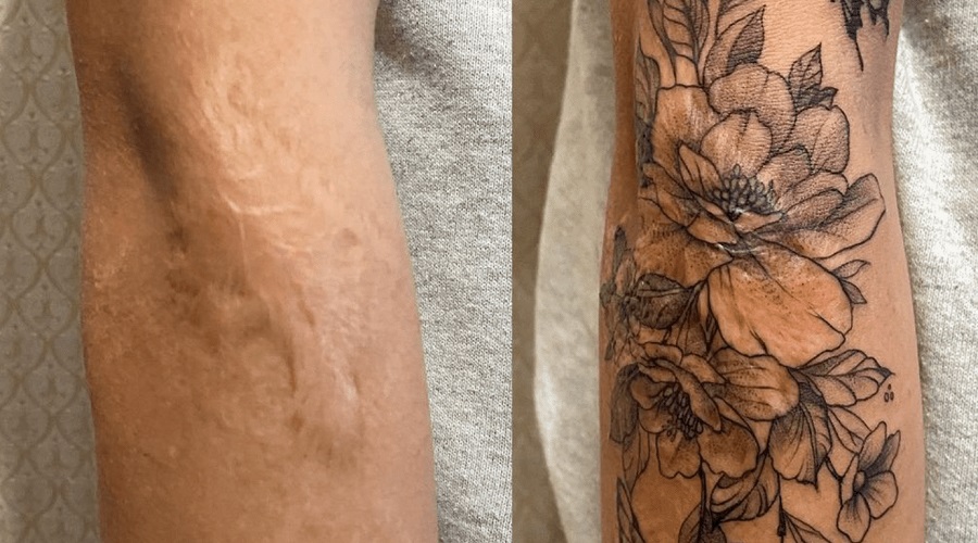 Can A Scar Be Tattooed Over?