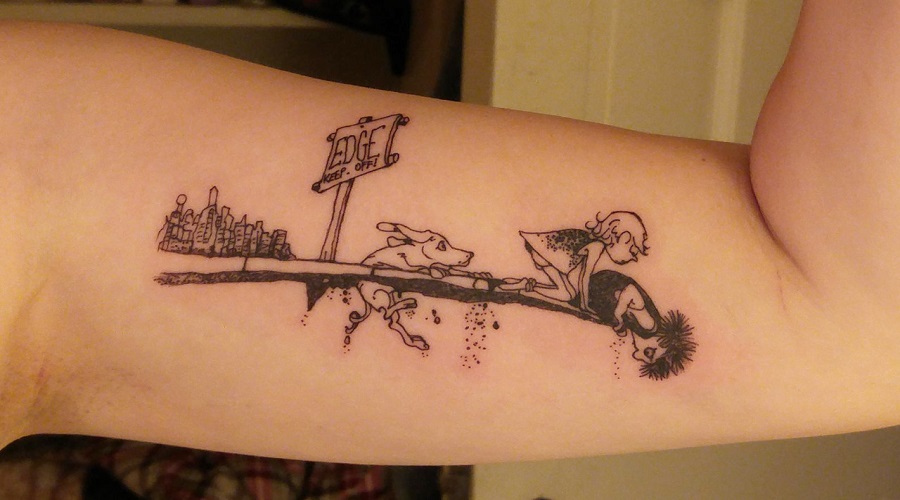 Where The Sidewalk Ends Tattoo