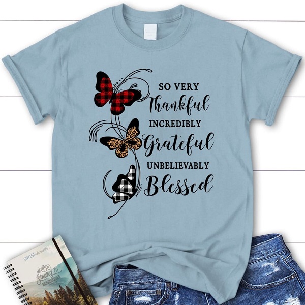 So Very Thankful Butterfly T-shirt